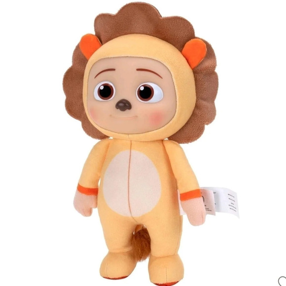 Cocomelon JJ Lion Cuddle Plush Play Toy 8" - Picture 4 of 6